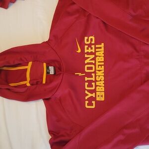 Nike Iowa State Basketball Therma Hoodie Cardinal Large